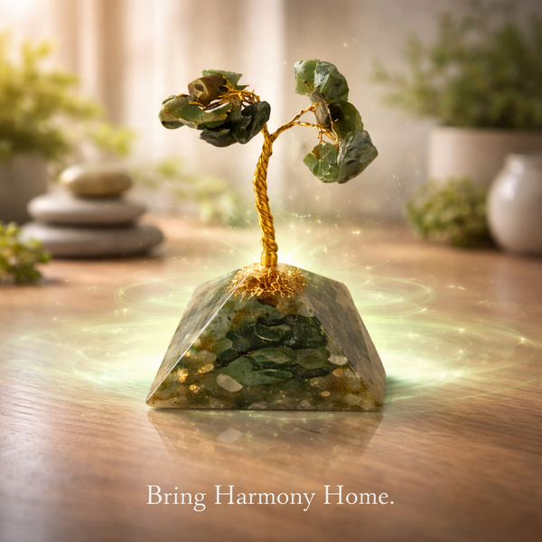 Green Jade Crystal Tree