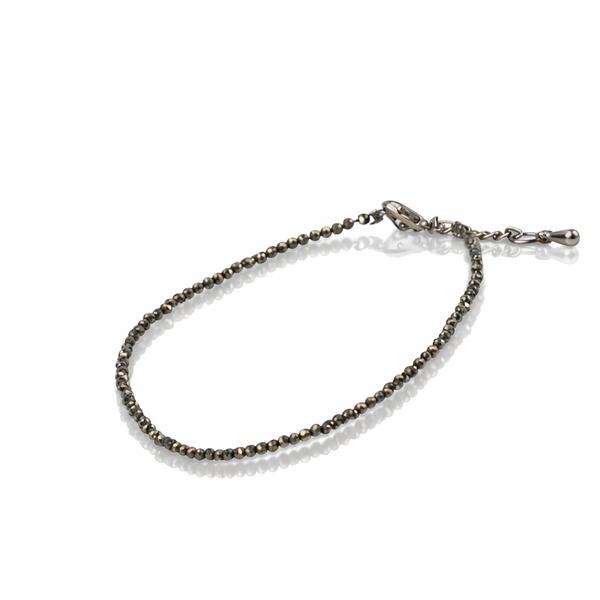 Raw Pyrite Anklet