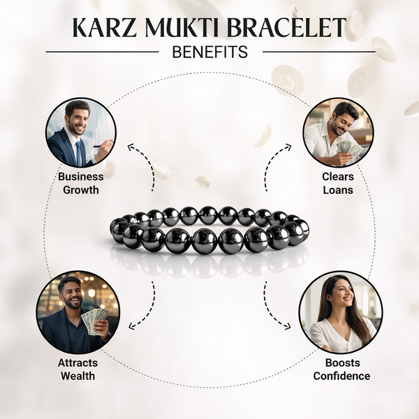 Karz Mukti Bracelet (With Original Silver Hematite)
