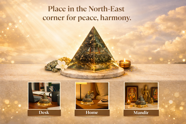 Pyrite Money Magnet Pyramid