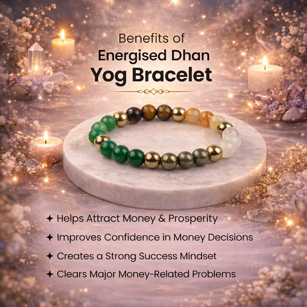 Energised Dhan Yog Bracelet - 10x Stronger