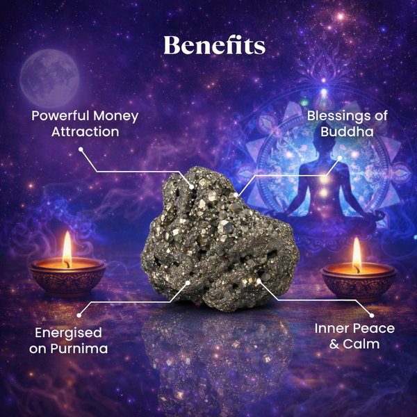 Energised Raw Pyrite Stone - 10x Stronger
