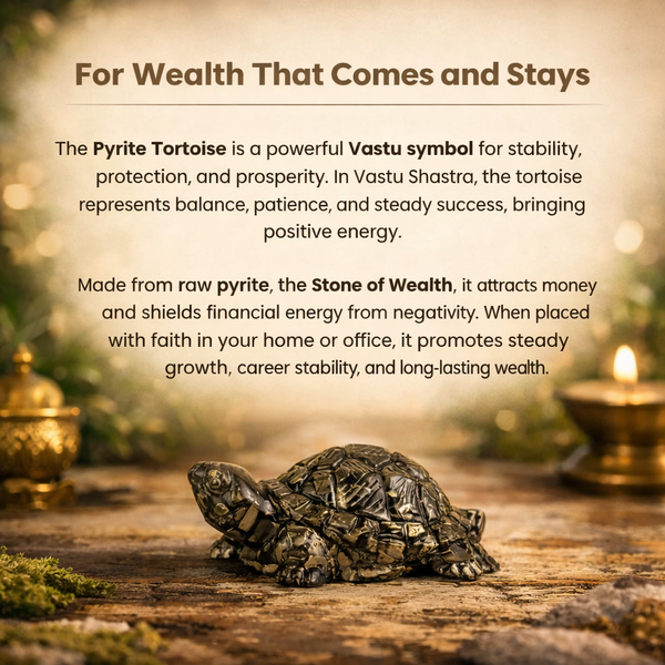 Vastu Pyrite Tortoise (Kachhua)