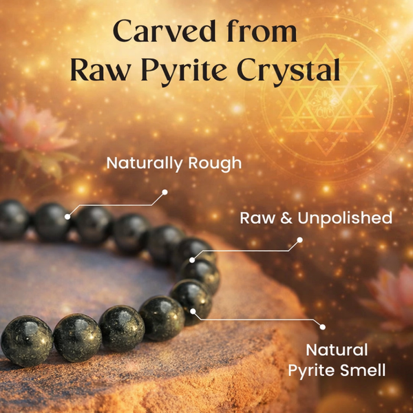 Raw Pyrite Bracelet