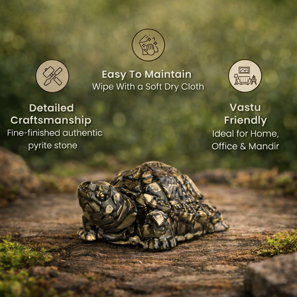 Vastu Pyrite Tortoise (Kachhua)