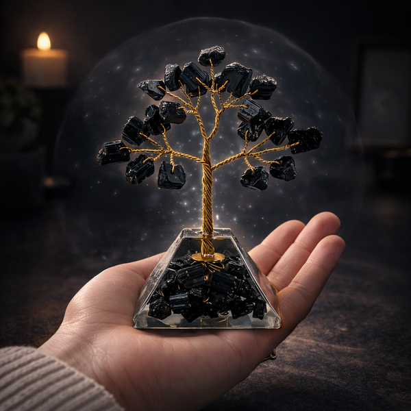 Black Tourmaline Crystal Tree