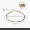 Raw Pyrite Anklet