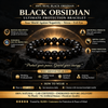 Black Obsidian Crystal Bracelet - Block Nazar