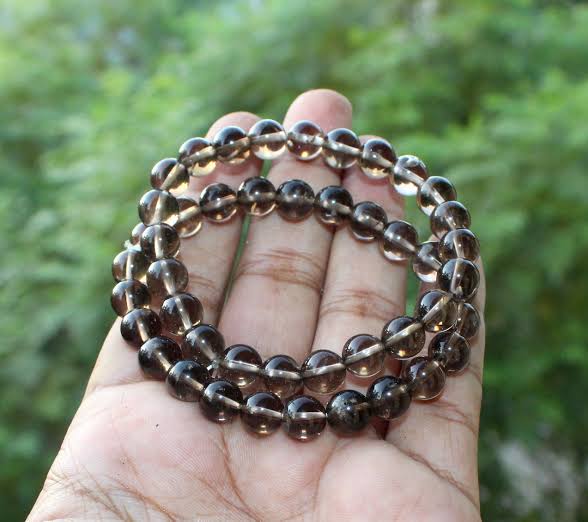 Smoky Quartz Crystal Bracelet