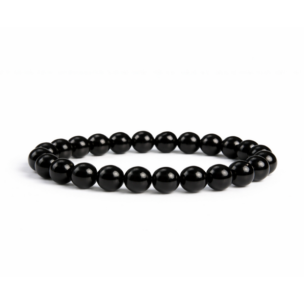 Black Obsidian Crystal Bracelet - Block Nazar