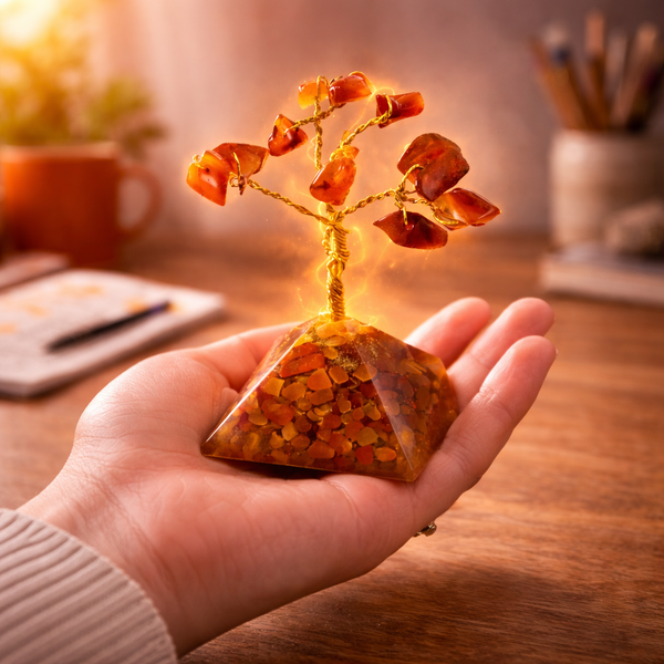 Carnelian Crystal Tree