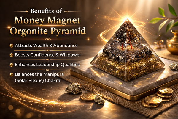 Pyrite Money Magnet Pyramid