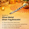 Metal Dhan Yog Bracelet - Silver