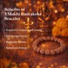 5 Mukhi Rudraksha Bracelet