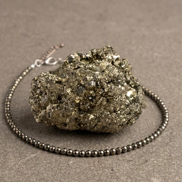 Money Magnet Duo: Raw Pyrite Prosperity Stone FREE Wealth Attraction Anklet