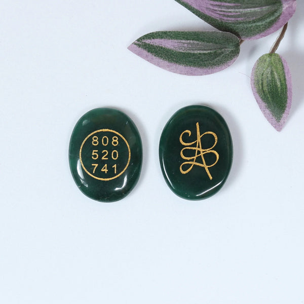 Green Jade Zibu Coin